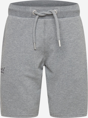 Pantalon Superdry en gris : devant