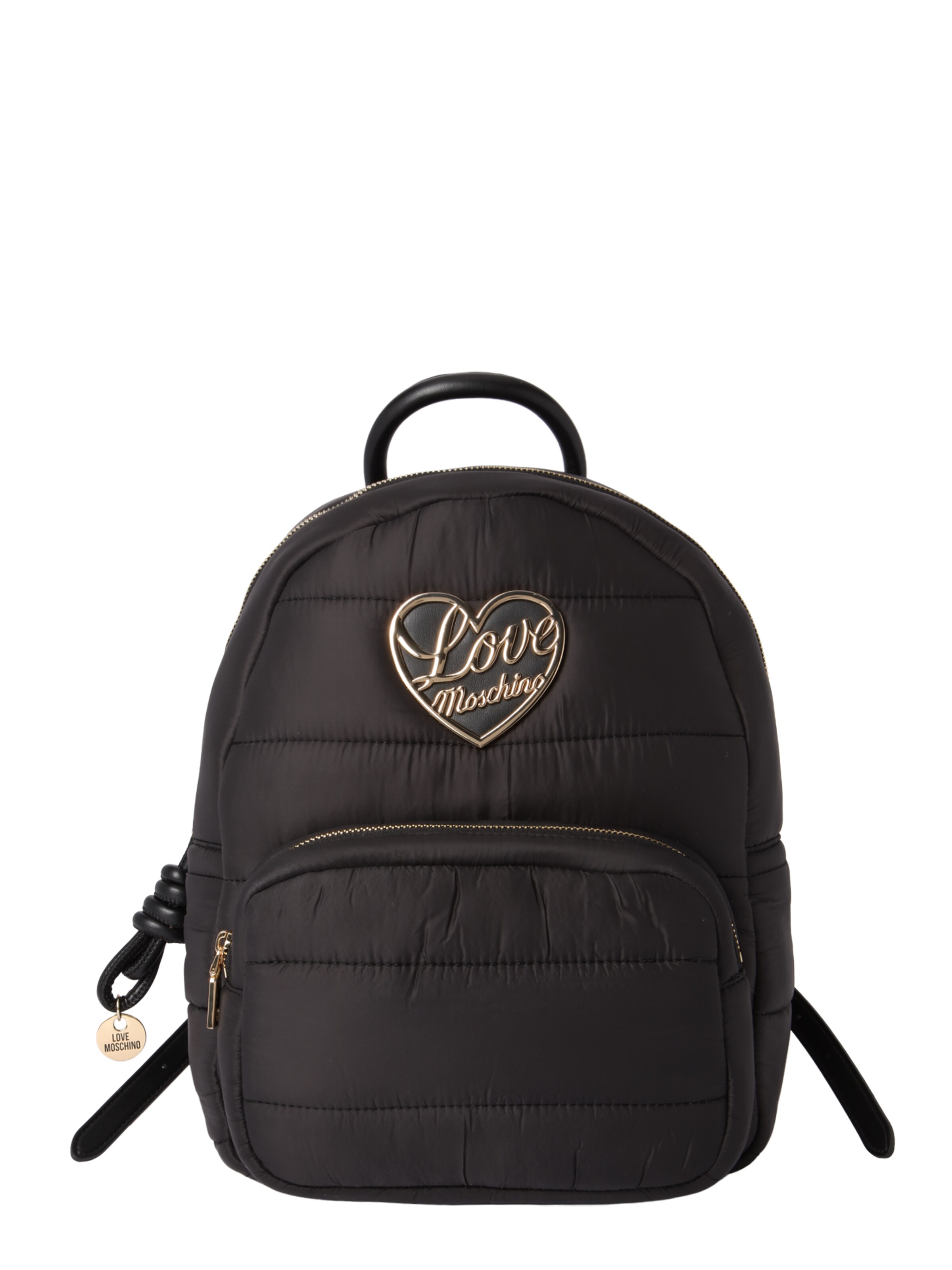 Love Moschino Seljakott, värv must: eest vaates