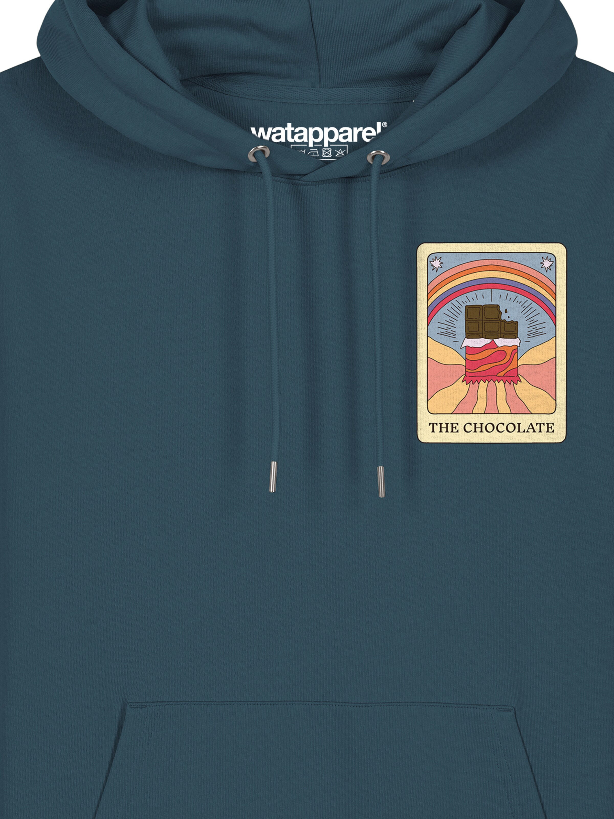 Watapparel Sweatshirt 'Tarot The Chocolate' in Blau