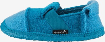 NANGA Slippers in Blue: front