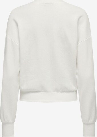 ONLY Sweatshirt 'KINJA' i hvid