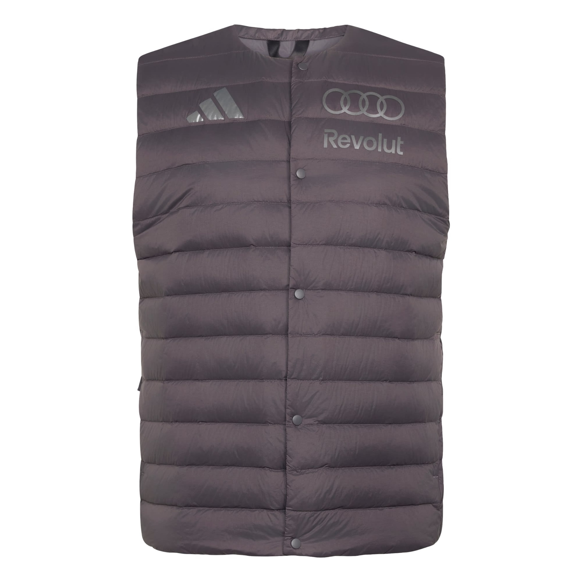 ADIDAS PERFORMANCE Sportbodywarmer 'Audi Formula One Team Engineers And Marketing' in Grijs: voorkant