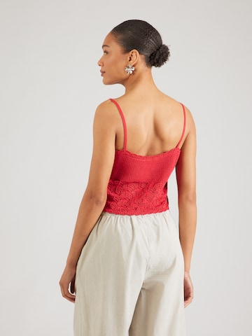 Tops en tricot 'Carola' ABOUT YOU en rouge