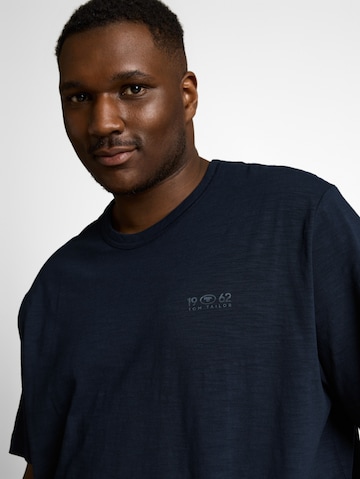 TOM TAILOR Men + Shirt in Blue