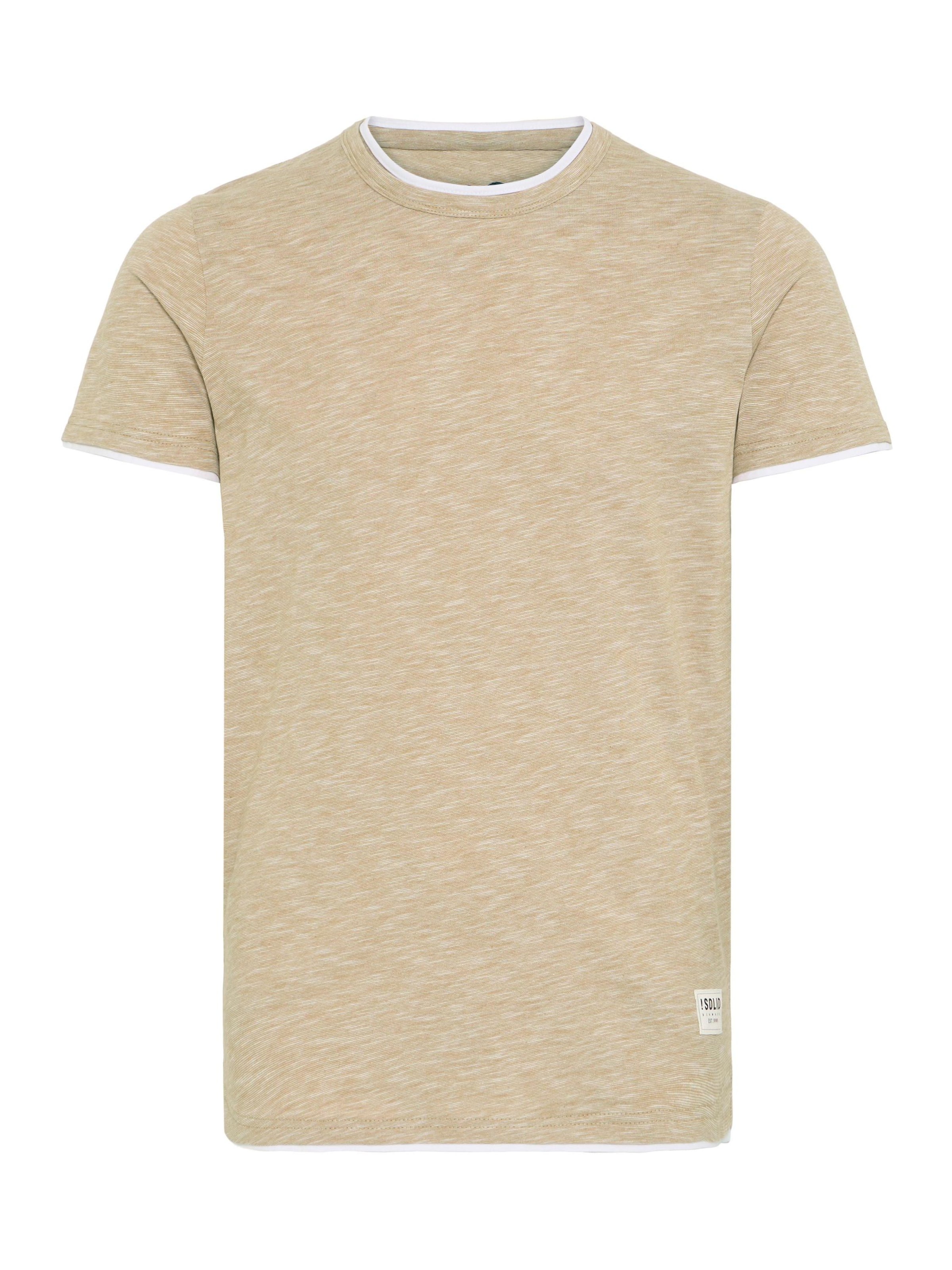 !Solid Shirt 'Rigos' in Beige: voorkant