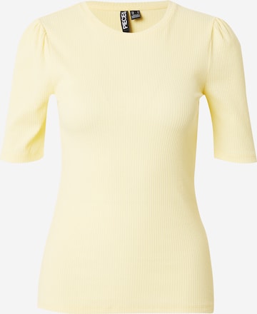 PIECES - Camiseta 'RUKA' en amarillo: frente