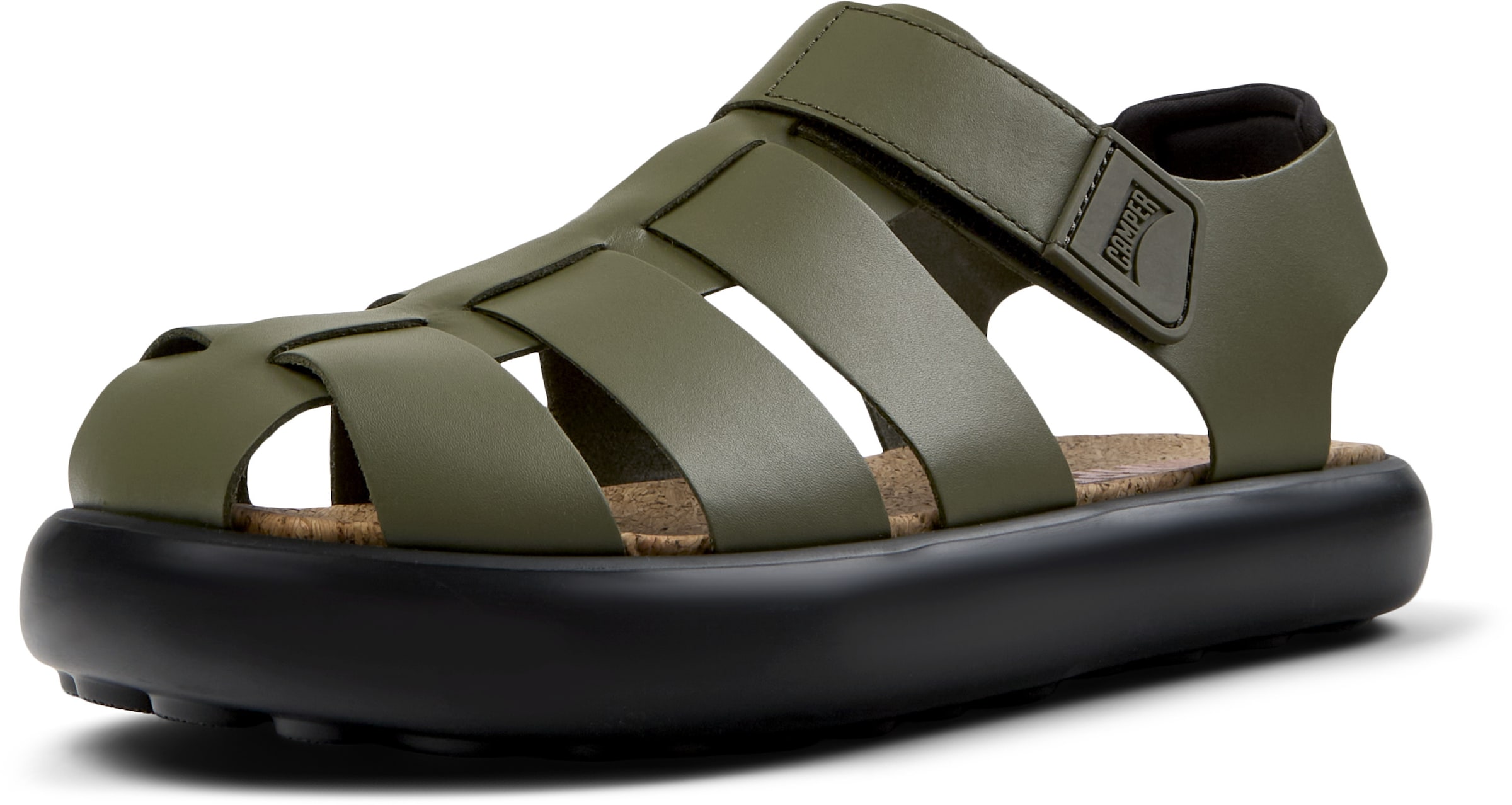 Sandalo 'Pelotas Flota' di CAMPER in verde: frontale