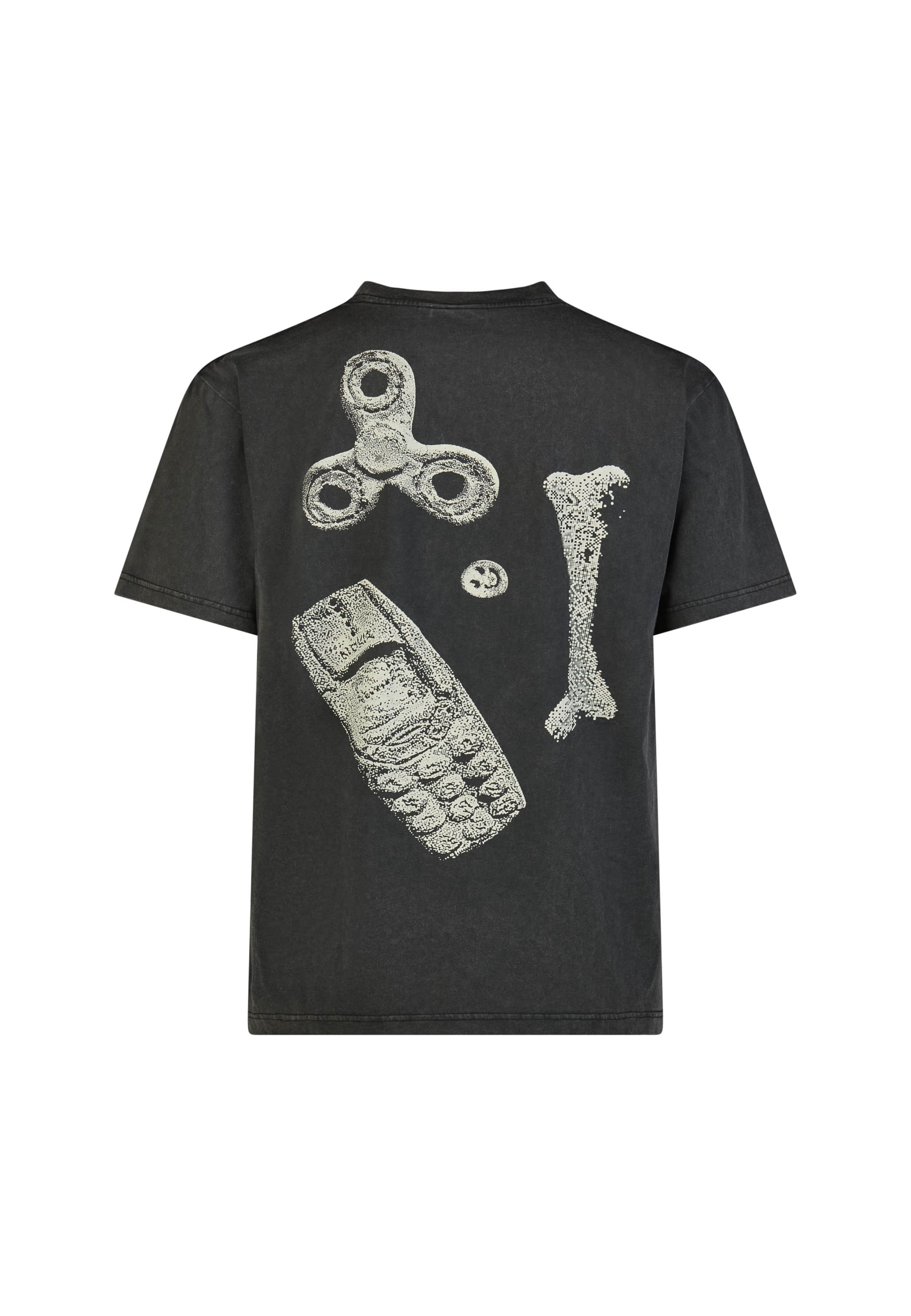 Cleptomanicx Shirt 'Artefacts' in Black