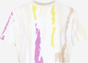 ADIDAS ORIGINALS Shirt 'Thebe Magugu Allover Print ' in Wit: voorkant