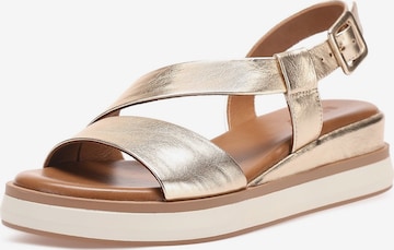 INUOVO Sandals in Gold: front