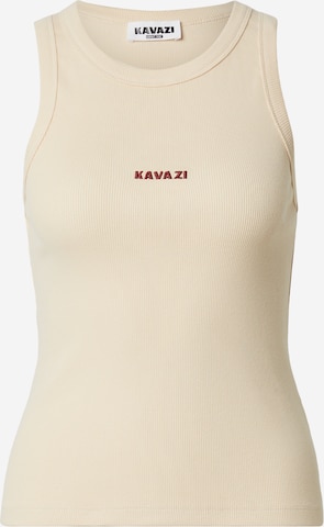 Top di KAVAZI in beige: frontale