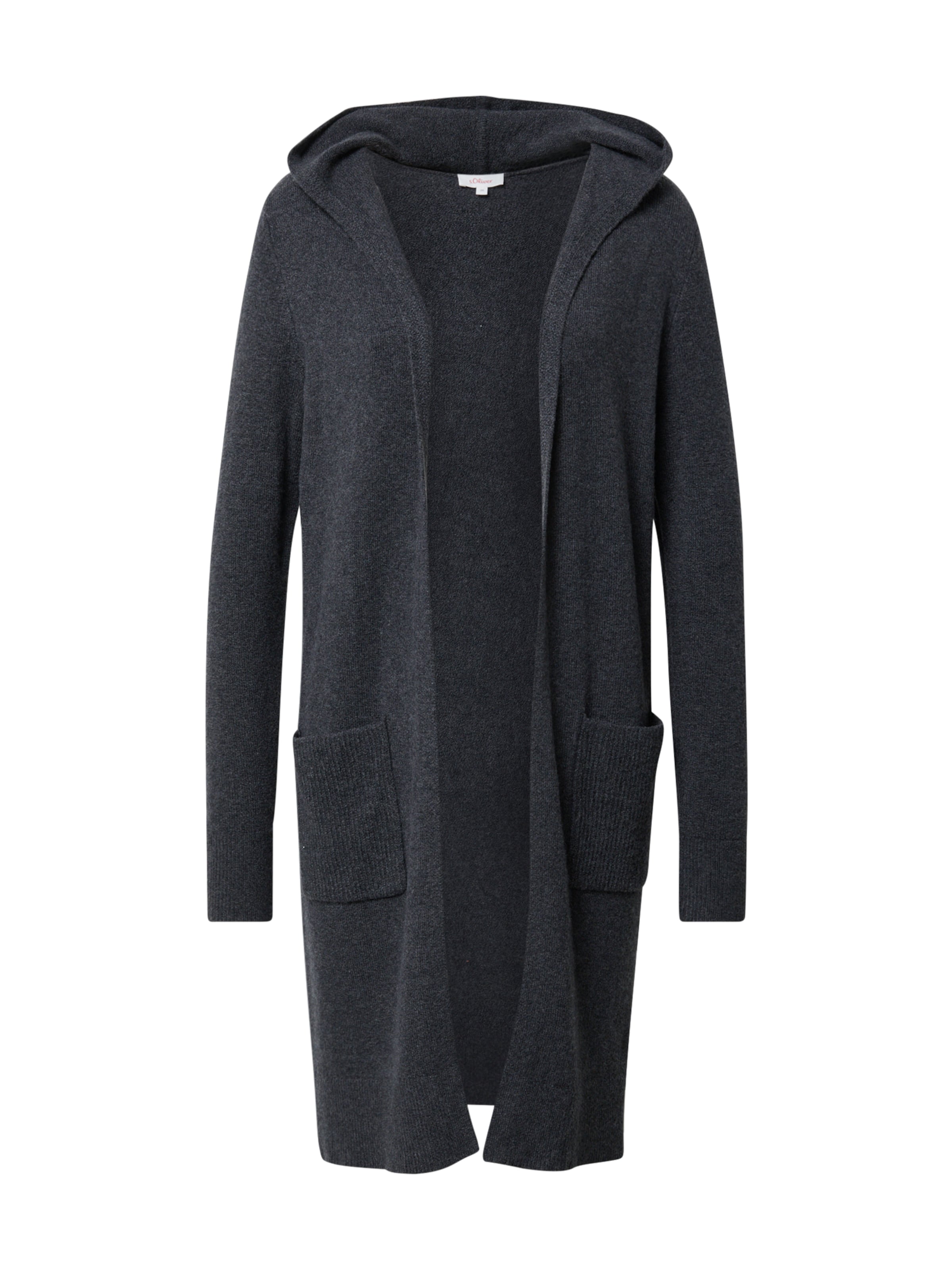s.Oliver Strickjacke in Grau: Vorderseite