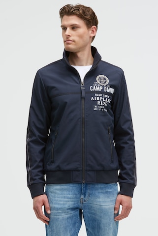 CAMP DAVID Between-season jacket in Blue: front