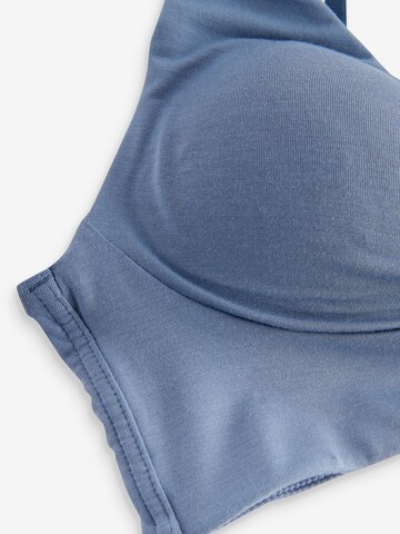 Next Bustier BH 'Forever Comfort' in Blauw