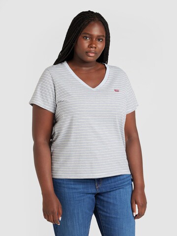 Levi's® Plus Футболка 'Perfect V-Neck Tee ' в Синий: спереди