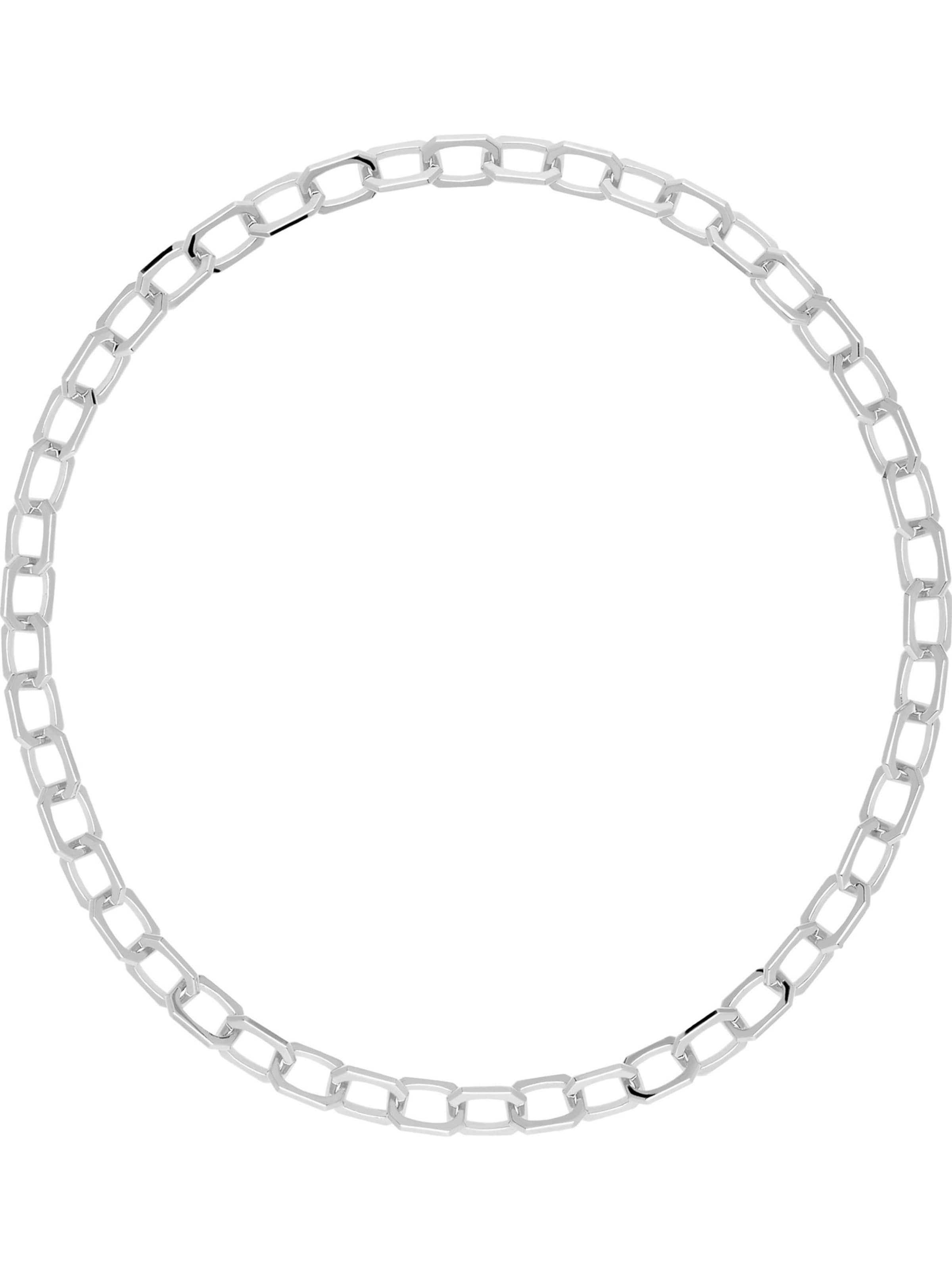 P D PAOLA Ketting in Zilver: voorkant