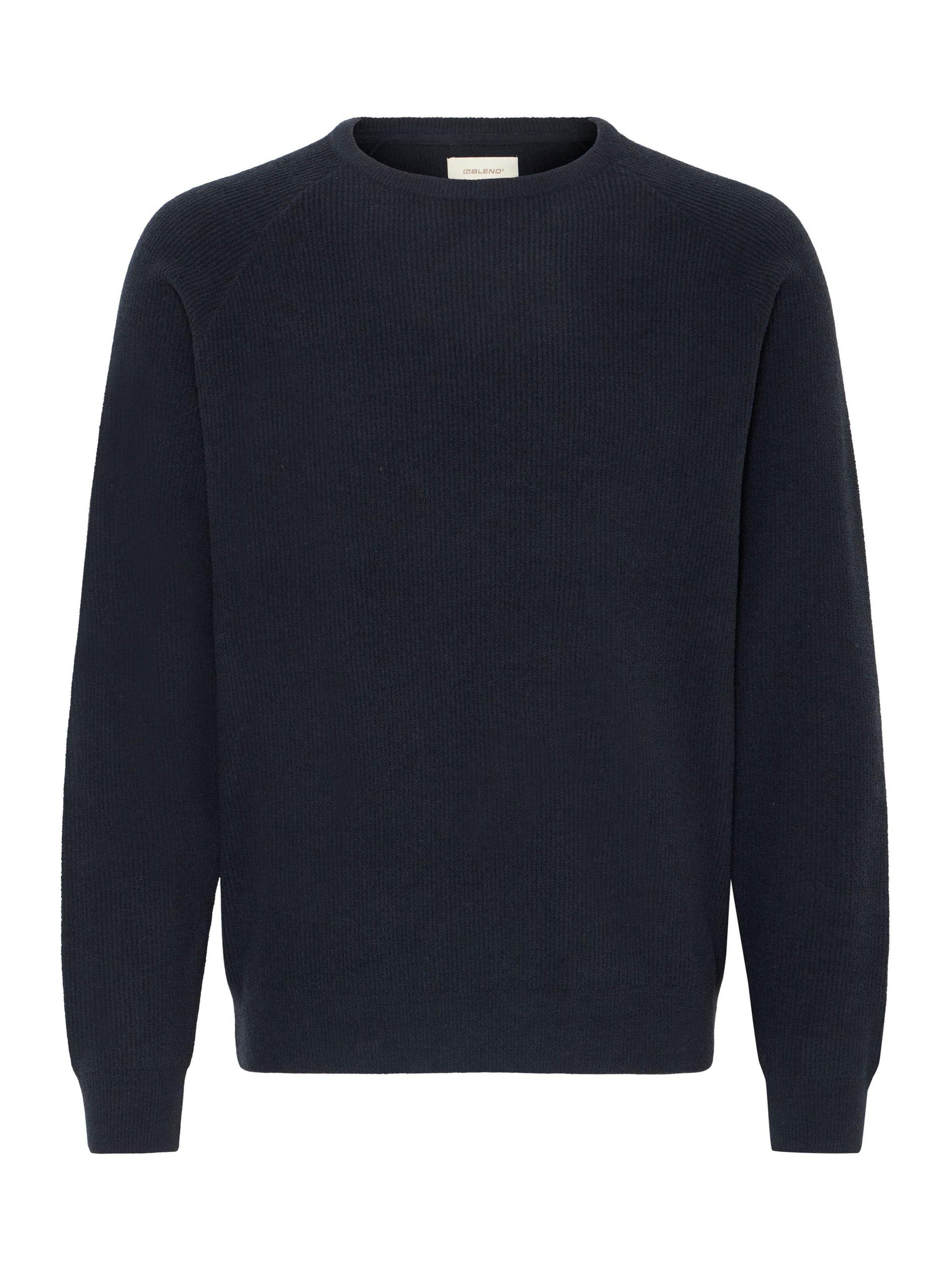 BLEND Trui 'BHDante' in Zwart: voorkant