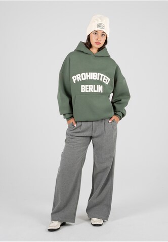 Sweat-shirt 'Berlin' Prohibited en vert