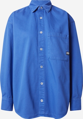 G-Star RAW Blouse in Blauw: voorkant