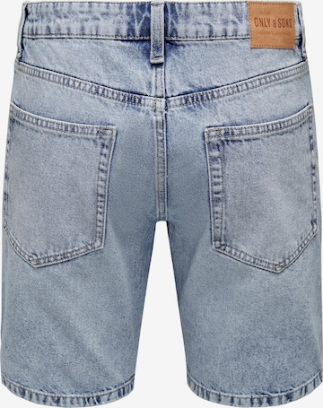 Regular Jean 'Edge' Only & Sons en bleu