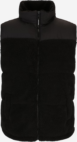 Gilet 'CHILI' Jack & Jones Plus en noir : devant