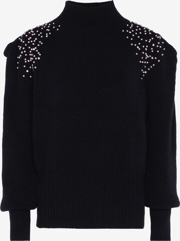 faina Sweater in Black: front