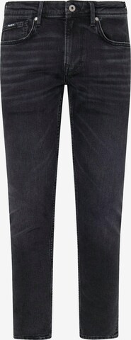 Skinny Jean Pepe Jeans en gris : devant