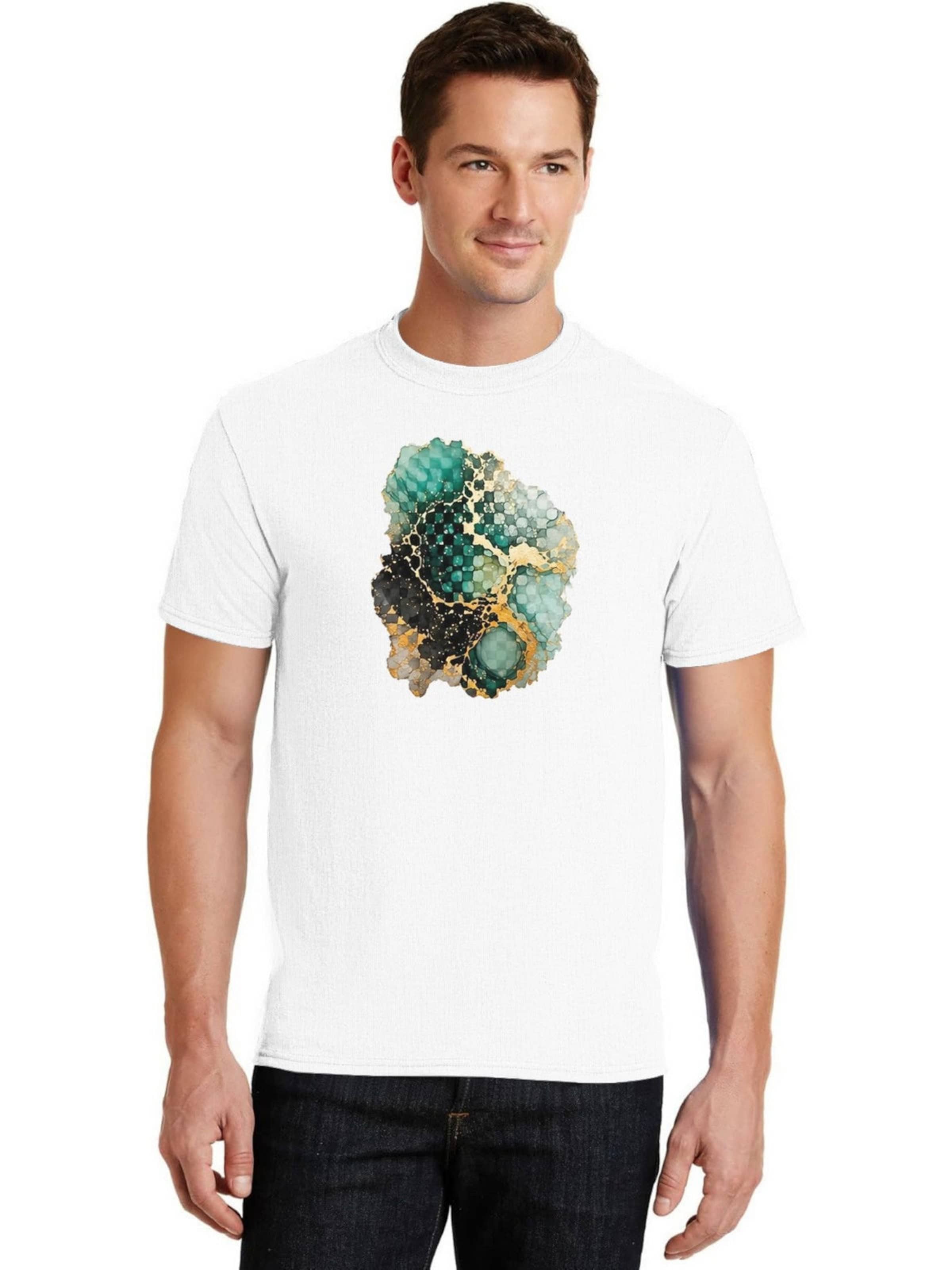 HUSKSWARE Shirt 'Grafik'‌‌‌‌‌‌‌‌‌‌ in Weiß: Vorderseite