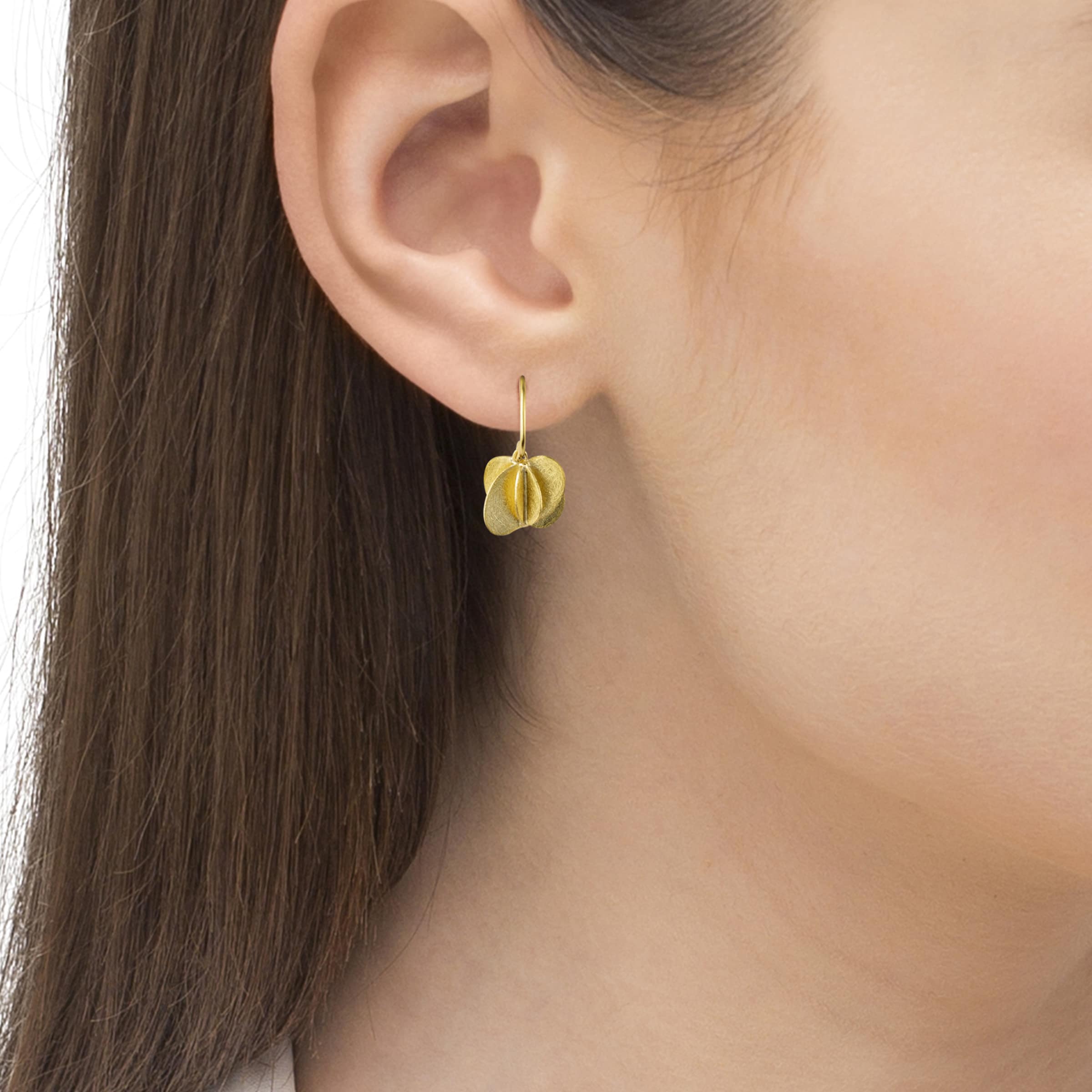 Heideman Earrings in Gold: front