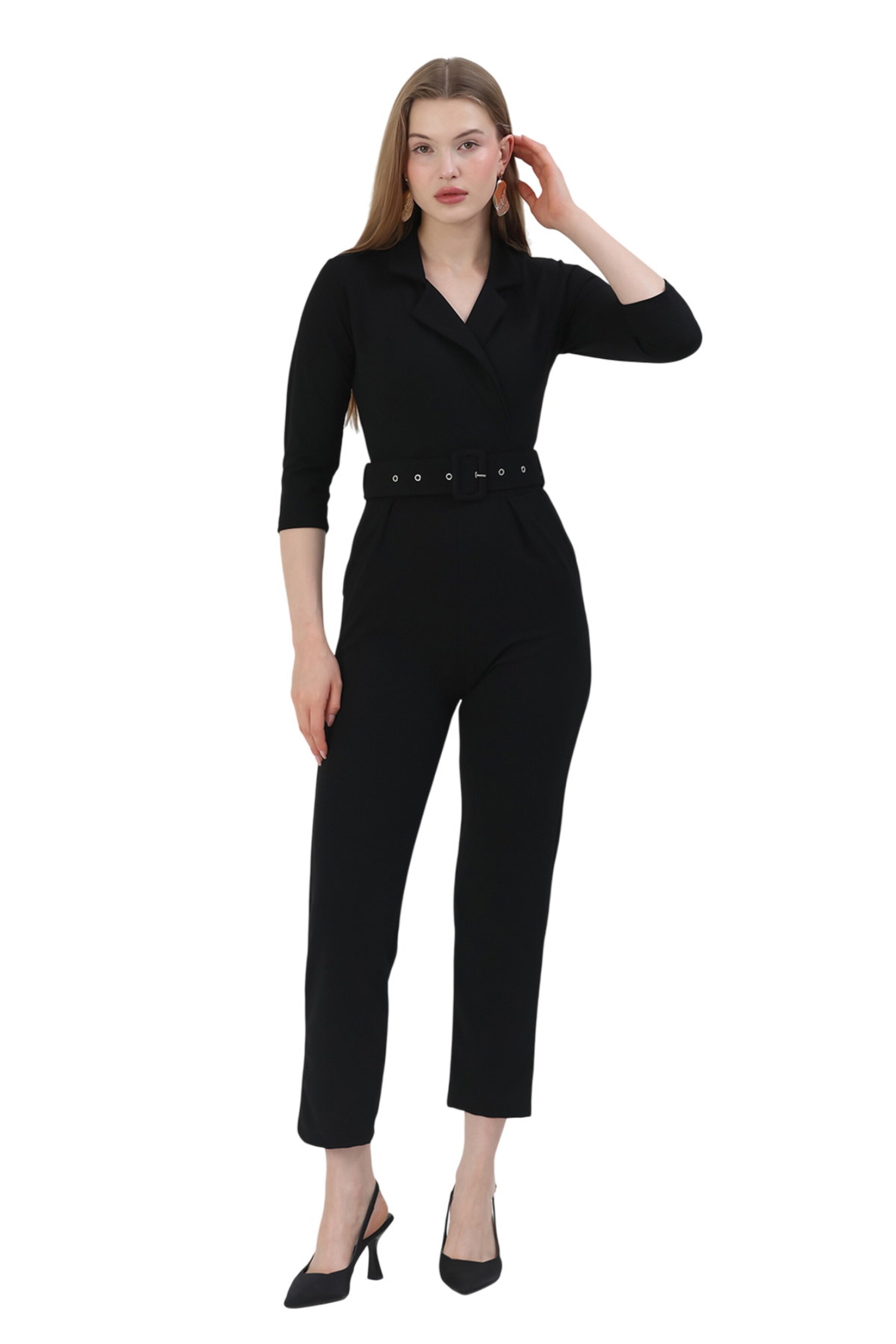 WOMAN VISION Jumpsuit in Black: front