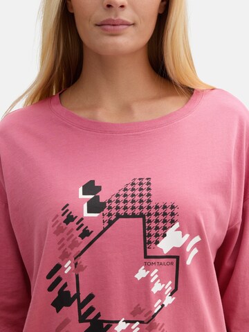 TOM TAILOR Shirt in Pink