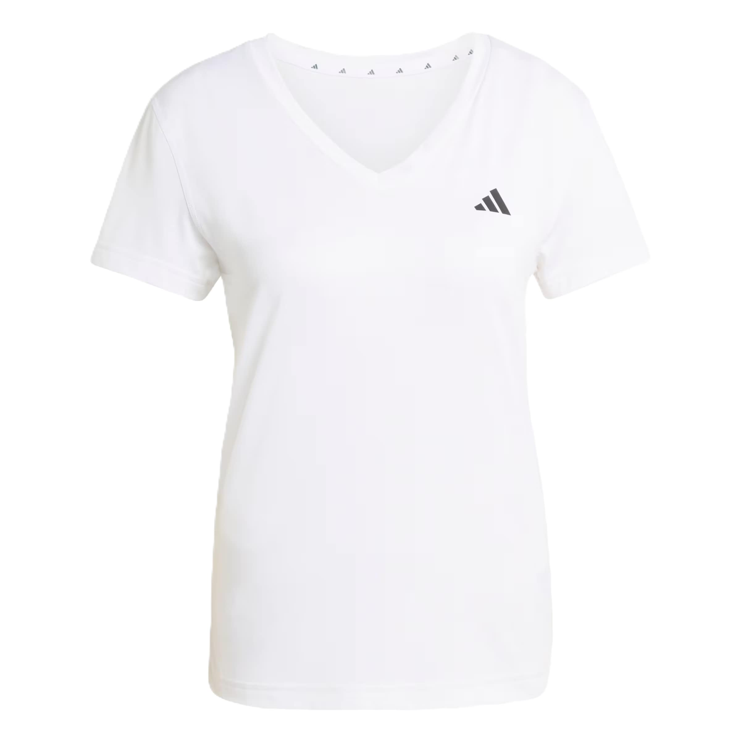 balts ADIDAS PERFORMANCE Sporta krekls 'Essentials': no priekšpuses