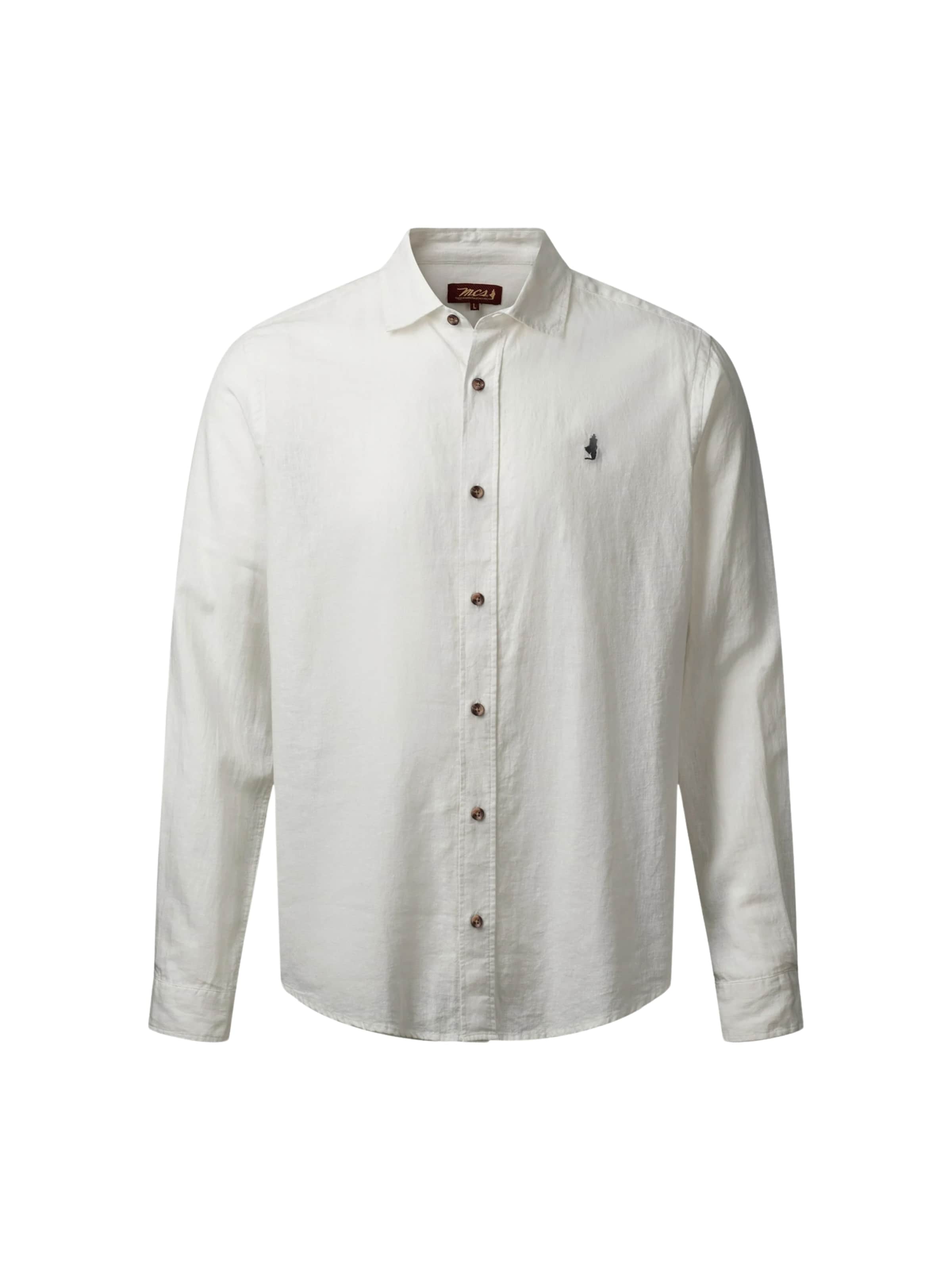 MCS Regular Fit Paita värissä valkoinen: etupuoli