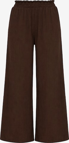 SASSYCLASSY Loosefit Hose in Braun: Vorderseite