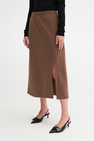Jupe 'Elle' My Essential Wardrobe en marron