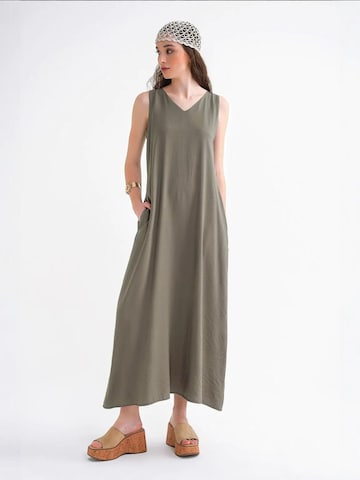 MixRay Kleid 'Maxi'‌‌‌ in Braun