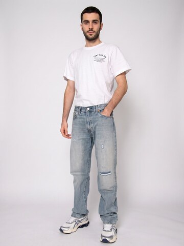 Baggy Jeans '555 TENSION DESTRUCTED JEANS' di LEVI'S ® in blu