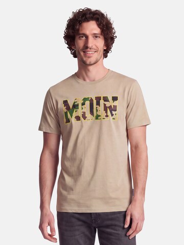 salzhaut Shirt 'Diek - Moin' in Grey: front