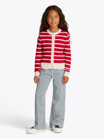 TOMMY HILFIGER Вязаная кофта в Красный: спереди