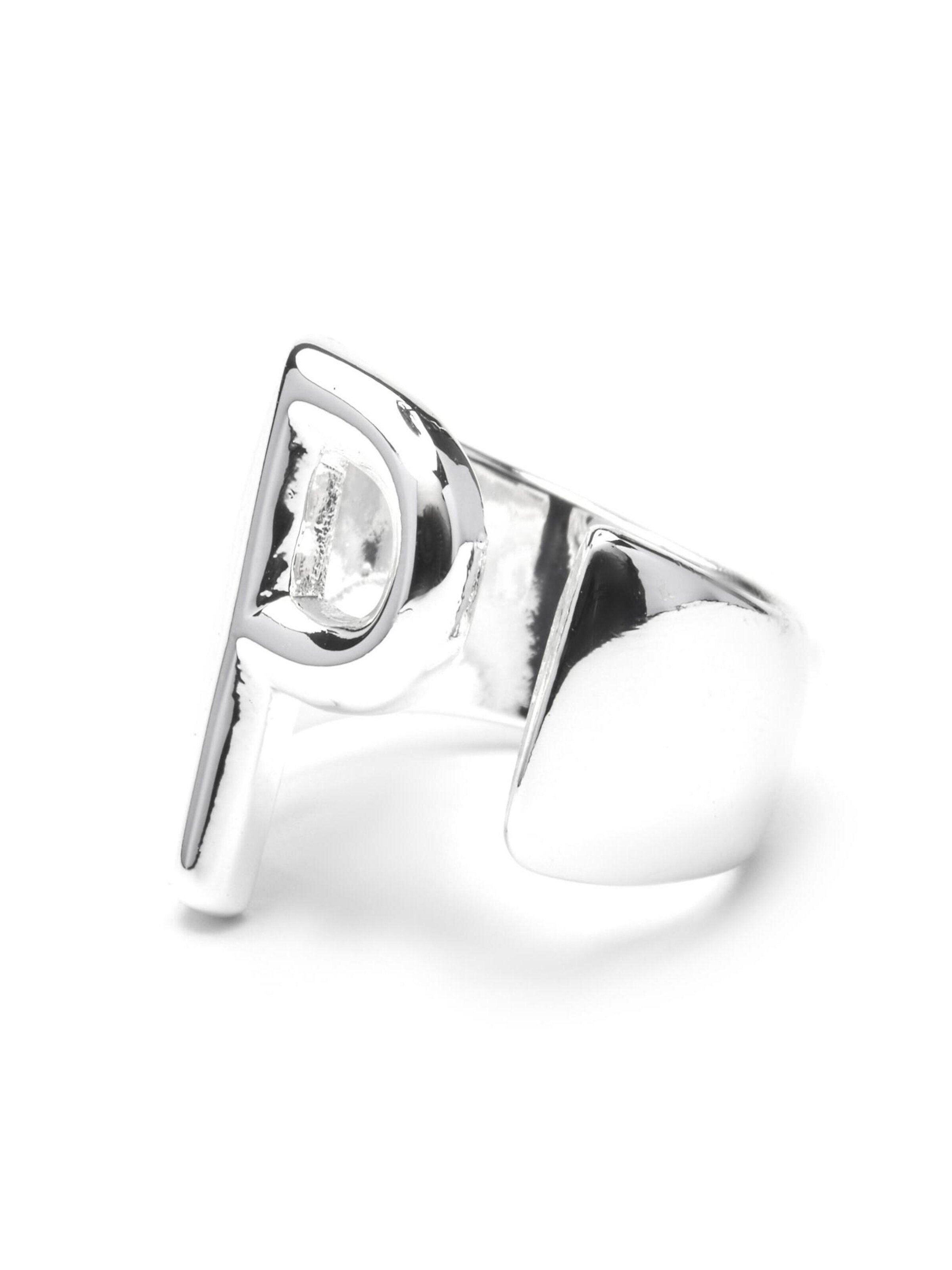 Luxenter Ring 'Alphabet P'‌‌‌‌‌‌‌‌ in Silber