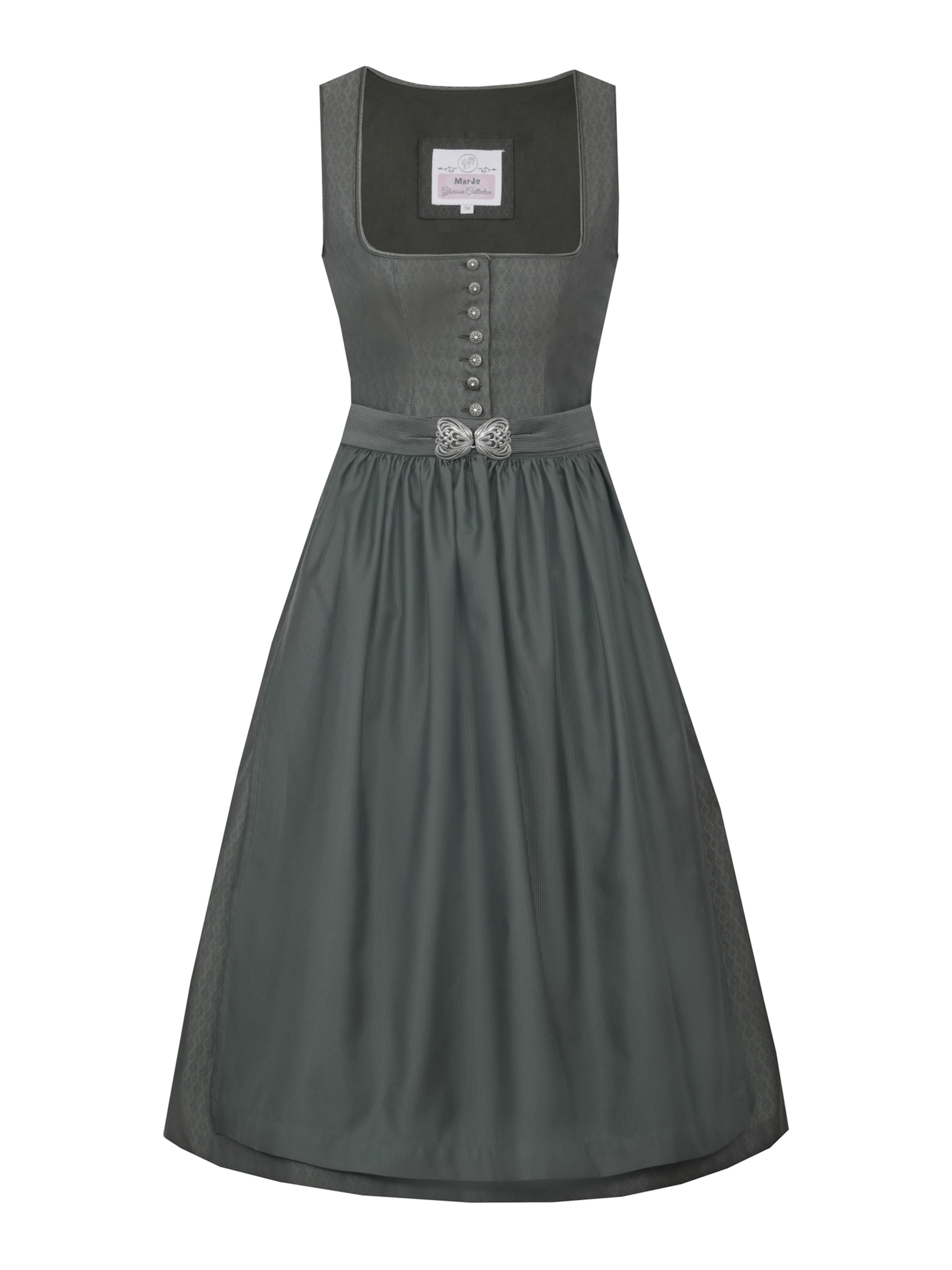 MARJO Dirndl 'Kitzingen' | zelena barva: sprednja stran