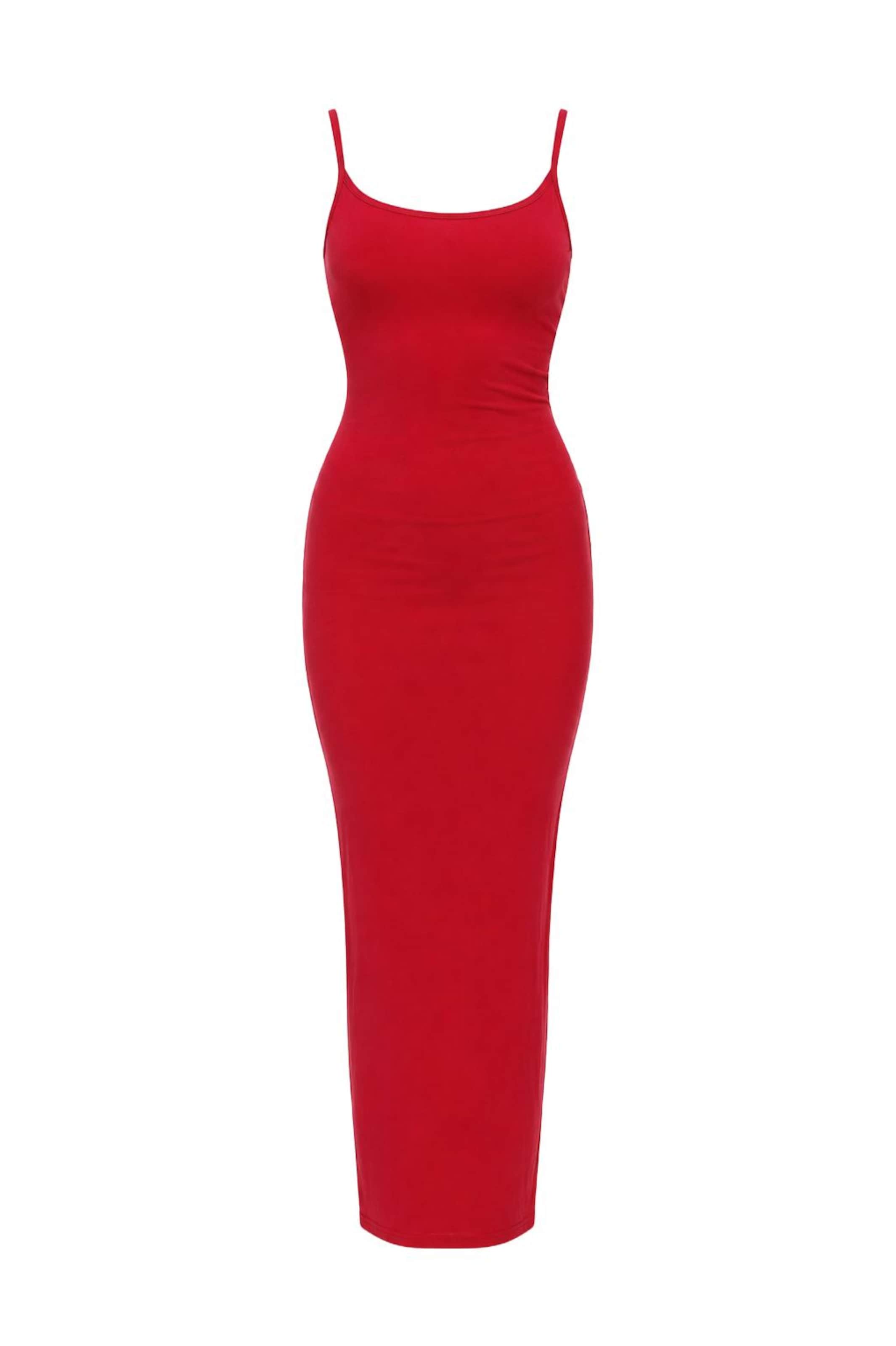 Alexa Dash Jurk in Rood: voorkant