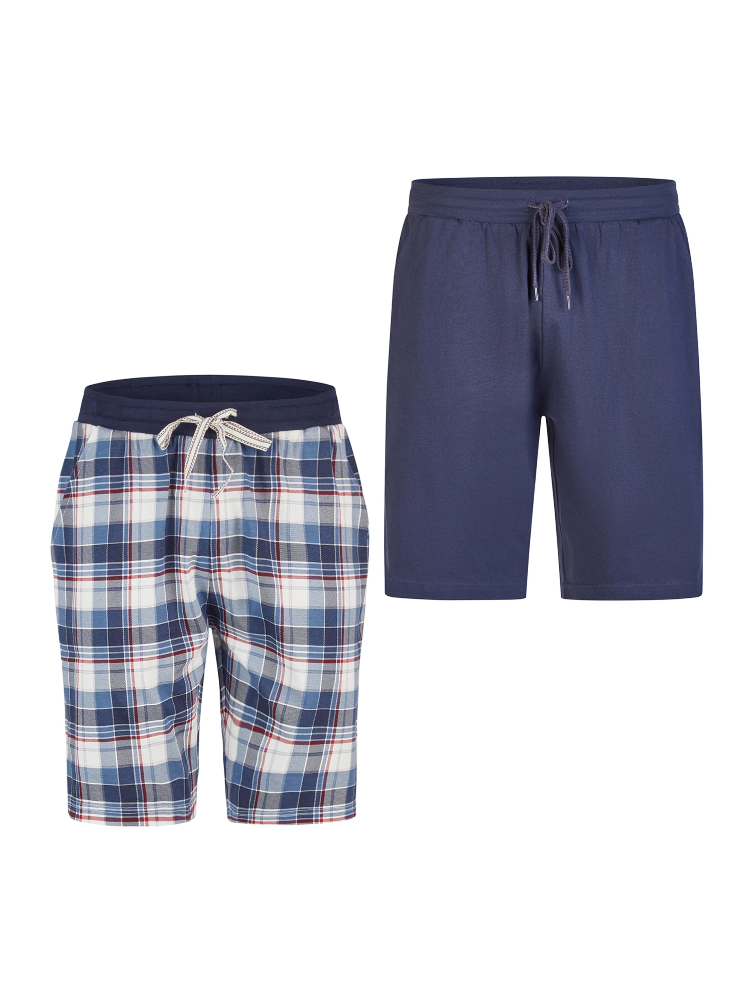 Phil & Co. Berlin Pajama pants 'Cozy Classics' in Blue: front
