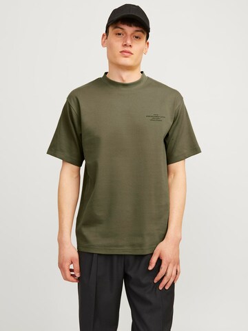 Maglietta 'Blachard' di JACK & JONES in verde: frontale