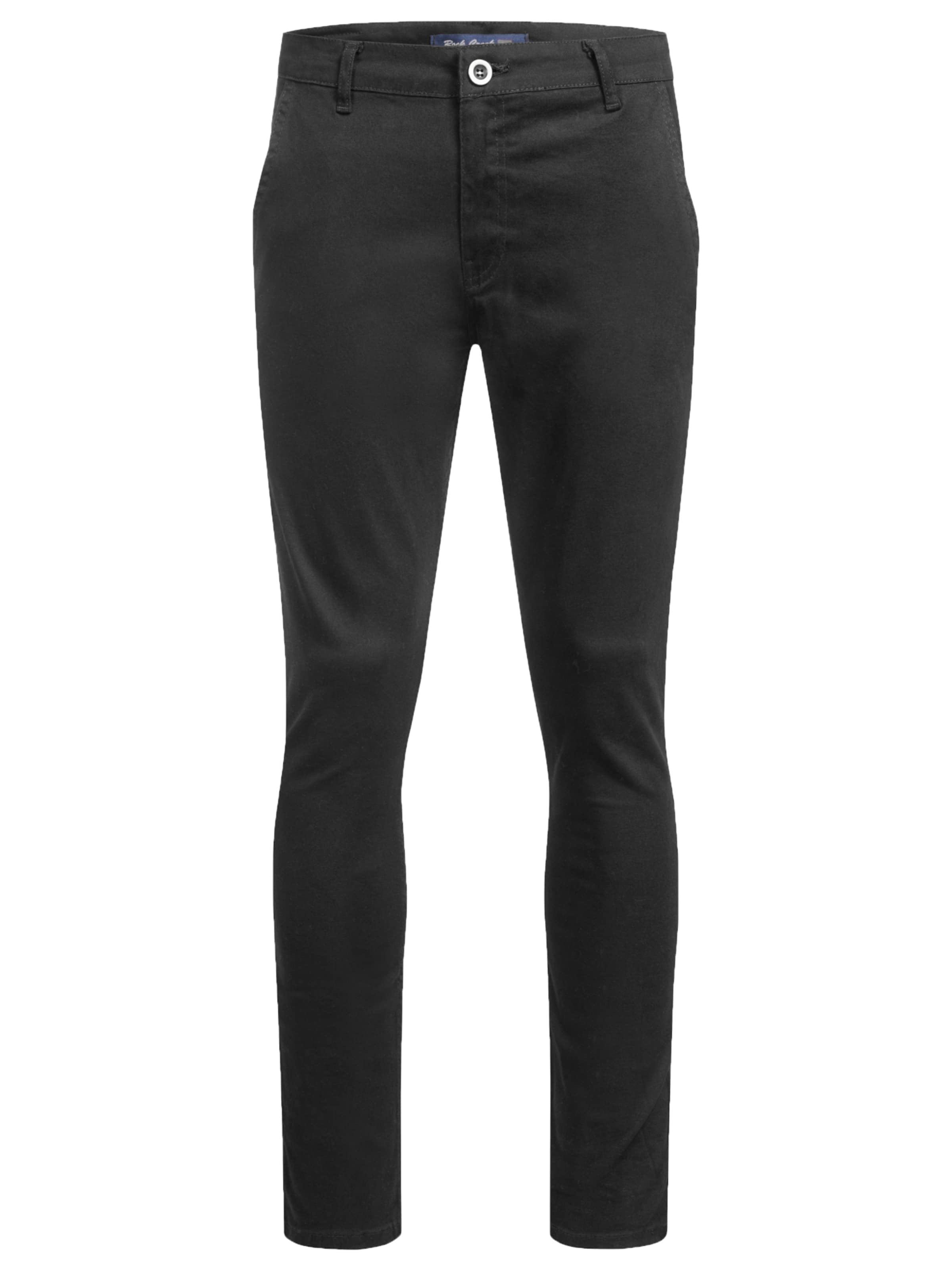 Rock Creek Slimfit Hose in Schwarz: Vorderseite