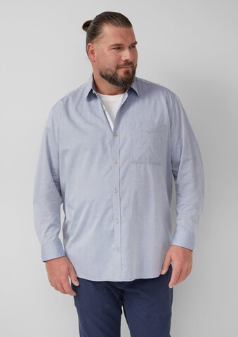 Coupe regular Chemise s.Oliver en bleu : devant