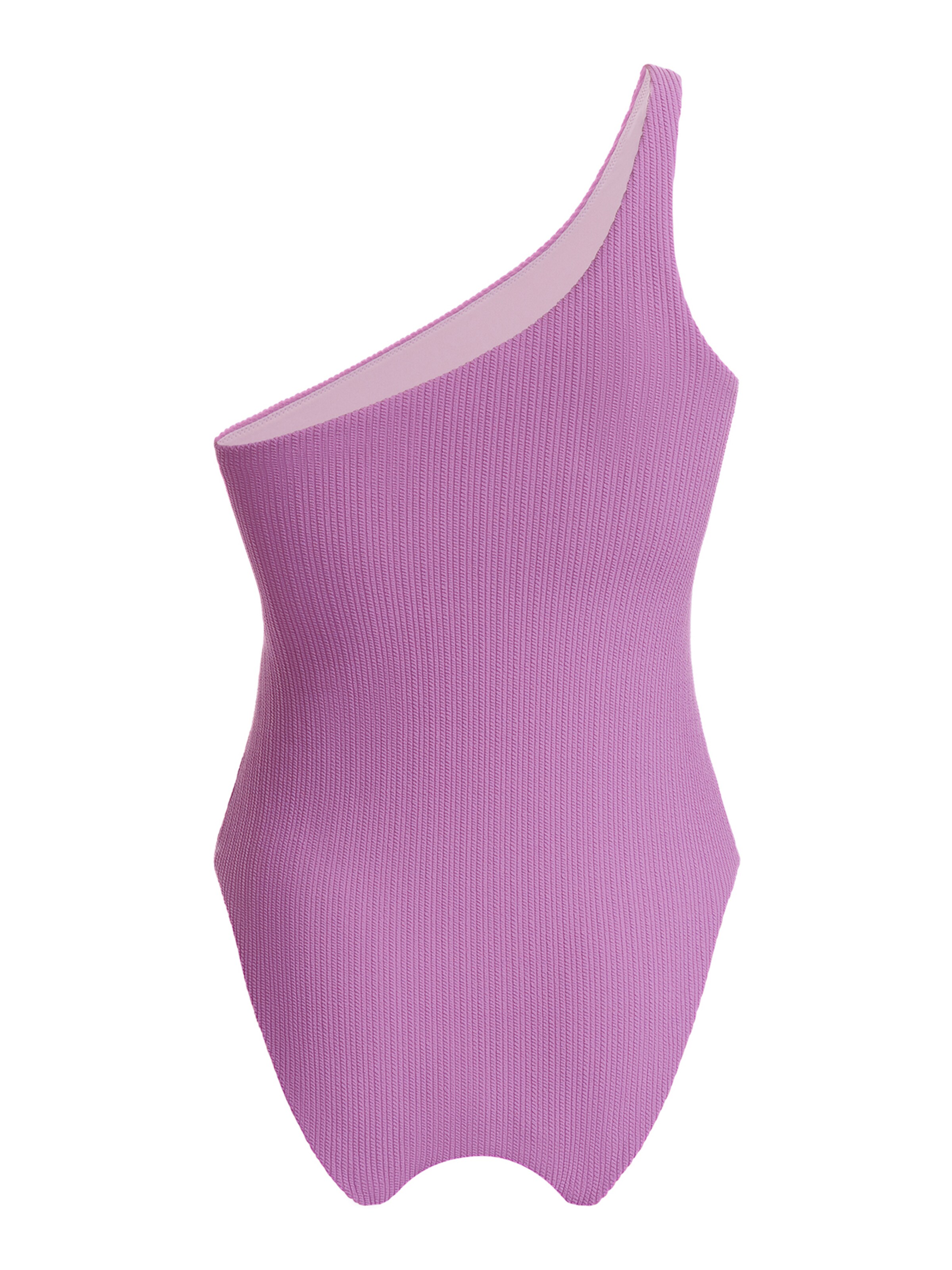 Wolford Bralette Swimsuit High Leg One Piece in Lilac Orchid