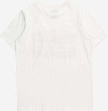 QUIKSILVER - Camiseta funcional 'TROPICAL RAINBOW' en blanco