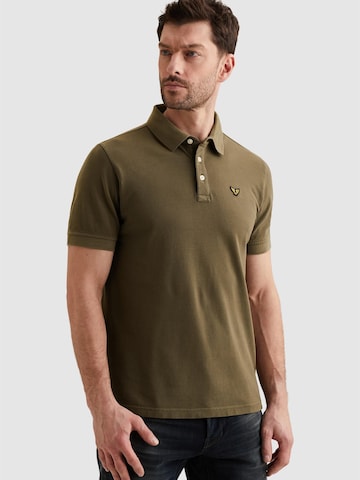 Maglietta 'Polo shirt with garment-dye wash' di PME Legend in verde