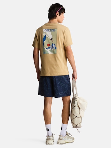 THE NORTH FACE Tričko 'Mountain Celebration' – zelená